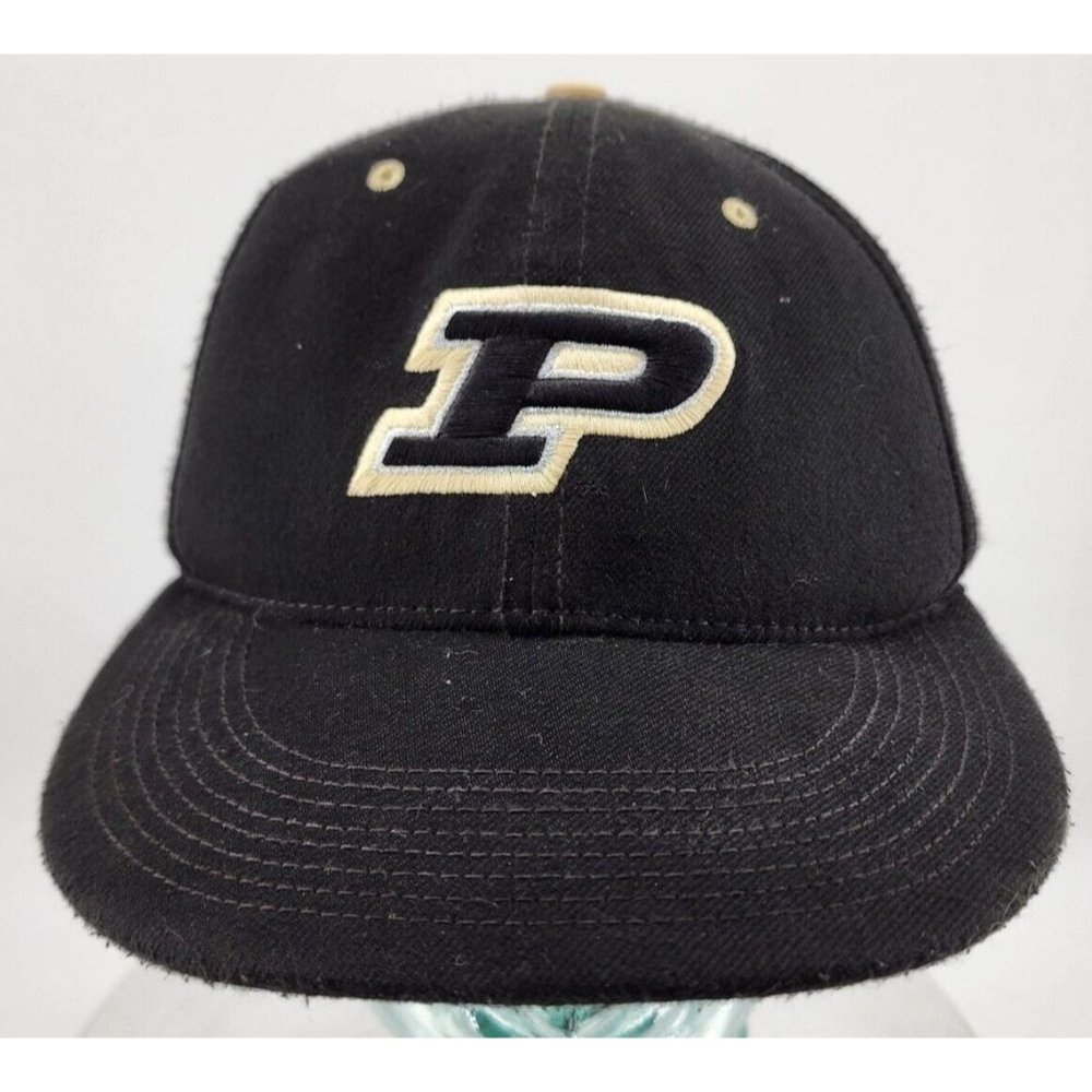 Nike Elite 643 Purdue Boilermakers‎ Hat Black Fitted Flex Fit Stretch Size M / L